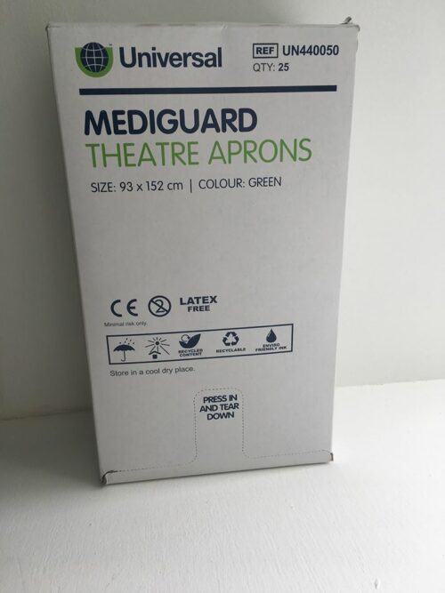 Mediguard Green Aprons (Box of 25)