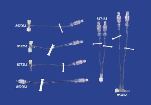 MILA High Flow Extension Set With Stasis Valve 13ga x 18cm