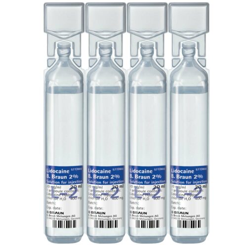 BBraun Ampoule Lidocaine Injection 2% 20ml (Box 100)