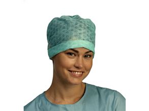 Barrier Pink Nurses Theatre Cap (Box of 120)