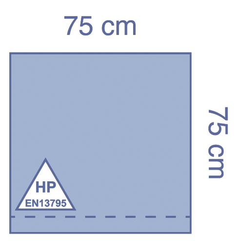 Medline Drape sterile 75 x 75cm adh - OPS Essential