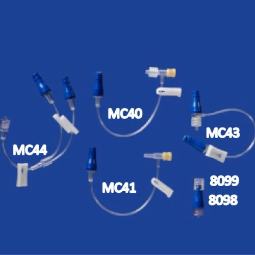 MILA T Extension Set with 2 Microclaves (Small Bore - Luer Lock) 18cm