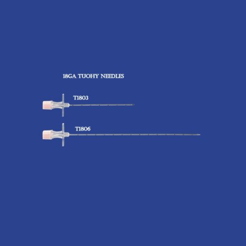 MILA Tuohy Needle 18ga x 7.5cm