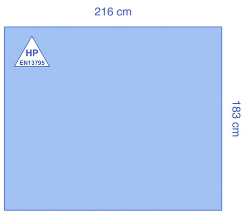 Medline Drape Sterile single use 183 x 216cm - OPS Ultimate