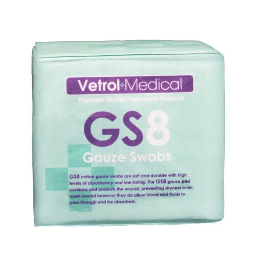 Vetrol Gauze Swab 10 x 10cm 8ply (Pk 100)