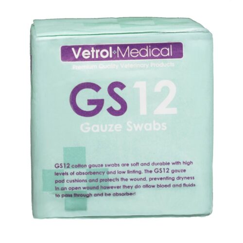 Vetrol Gauze Swab 10 x 10cm 12ply (Pk 100)